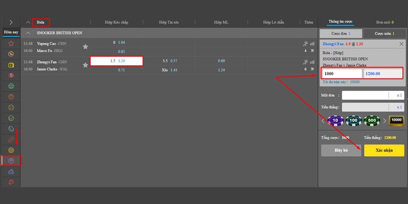 Cách để khách hàng tham gia đặt cược Bida online 789bet